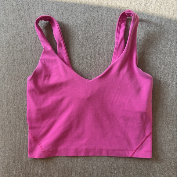 Lululemon Align Tank Top Sonic Pink size 4 W1DUDS Nulu Lulu women’s - Picture 3 of 7